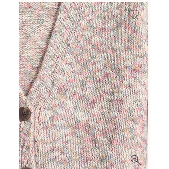 Soft Rainbow Confetti Cotton-Blend J.Crew Cardigan S - Picture 11 of 11